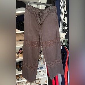 Zara Men's Dark Brown Cargo Pants